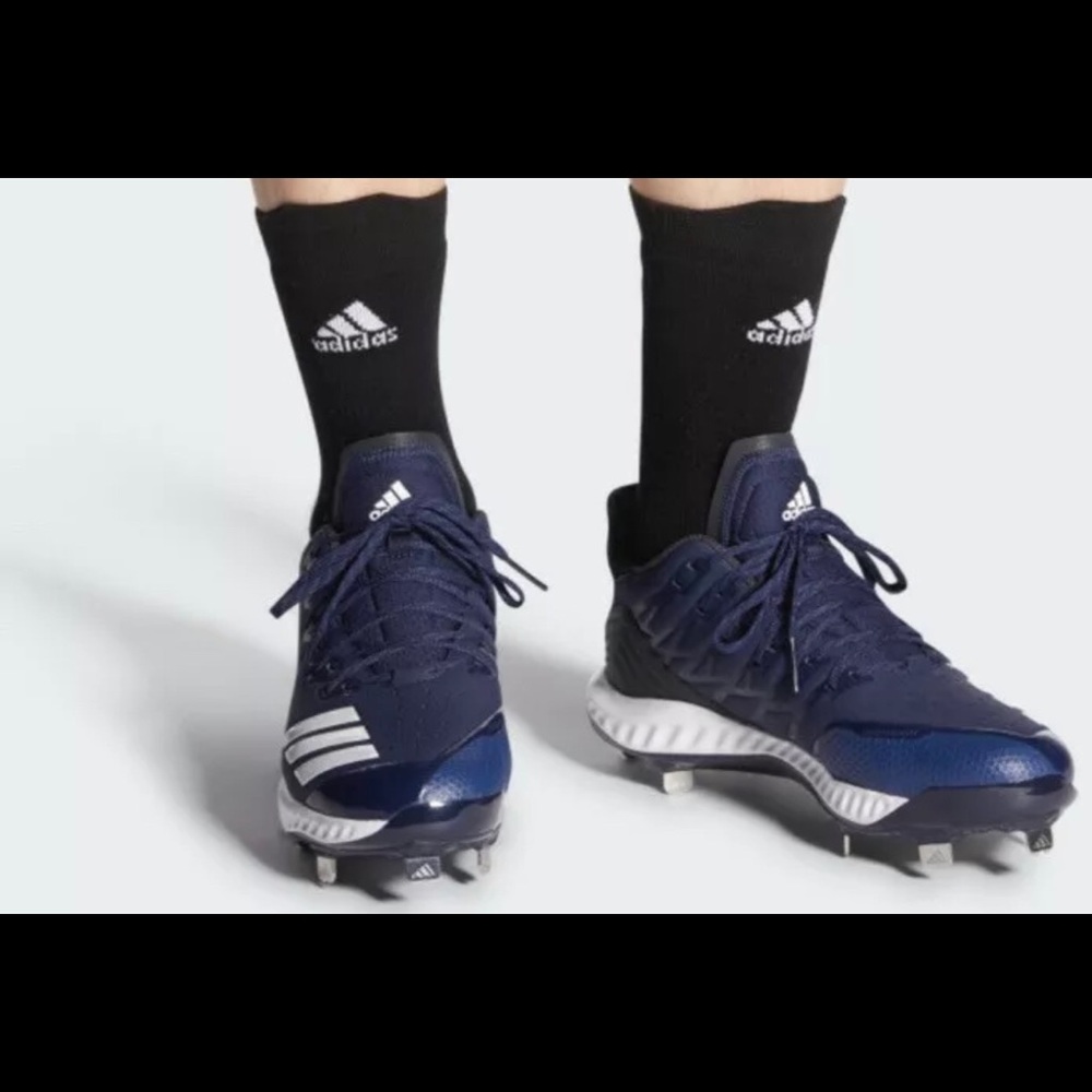 Adidas Icon Bounce CG5244 Navy/White Low Cleats
